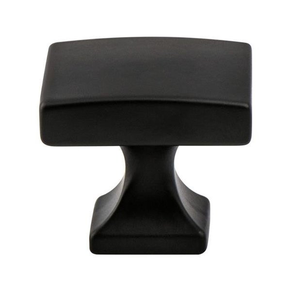 Berenson Berenson 1203-1055-P 1.375 in. Century Edge Knob with Long Matte Black 1203-1055-P